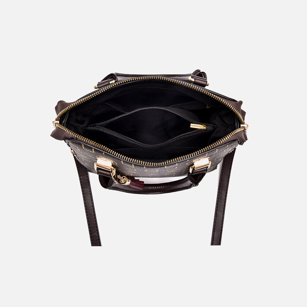 Women PU Leather Handbag Shoulder Bag Crossbody Satchel Messenger Purse Tote 24Hr Smart